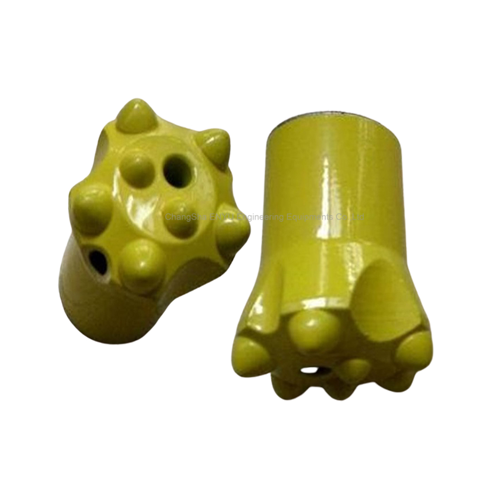 Angle 7 degree tapered button bit for power drilling tools and mining