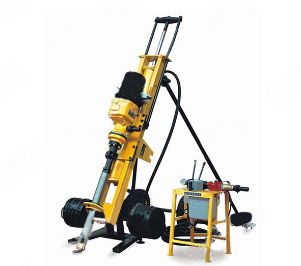 electric pneumatic mobile DTH rock drill for water well