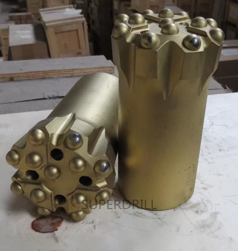 Q13-89mm-T38 Thread button bit 