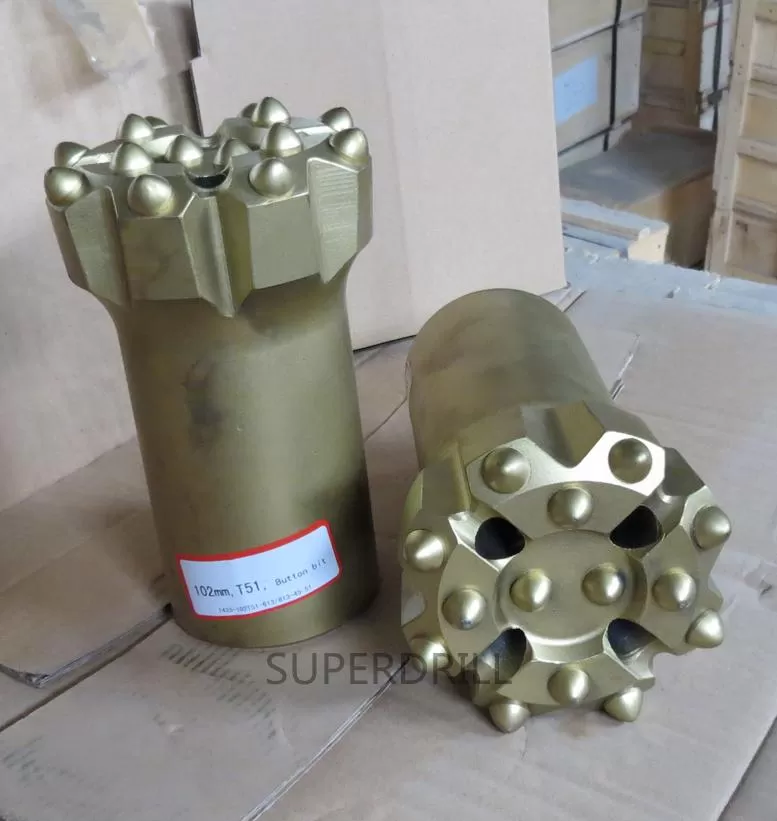 115 mm T51 Thread button bit 115 mm T51 Thread button bit